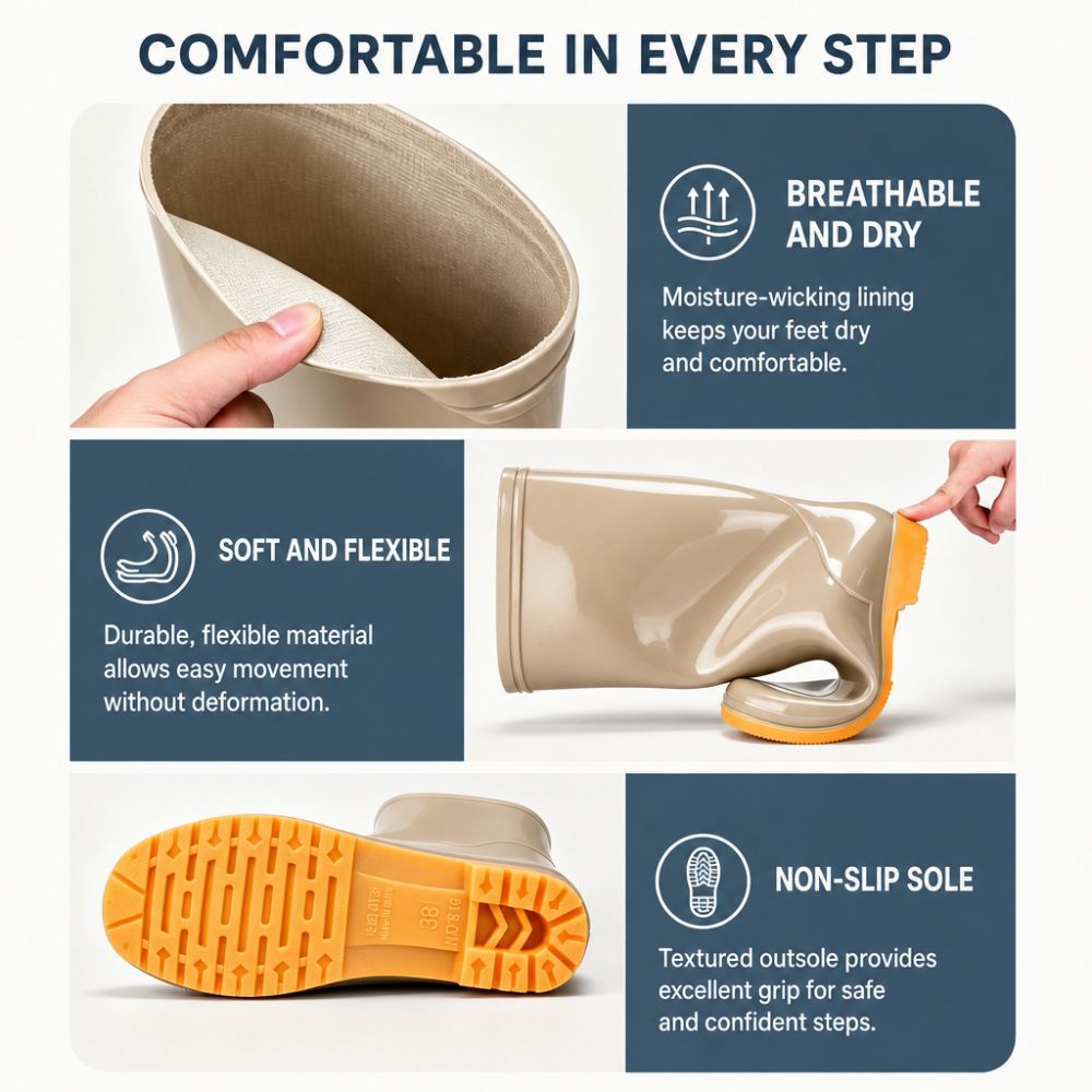 รองเท้าบูทกันฝนสำหรับผู้หญิง แ - Women Kitchen Accessories บทวิจารณ์และราคา