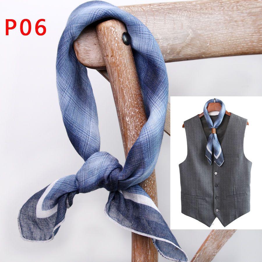 ผ้าพันคอสี่เหลี่ยมจัตุรัสผู้ชา - Silk Scarf Square บทวิจารณ์และราคา