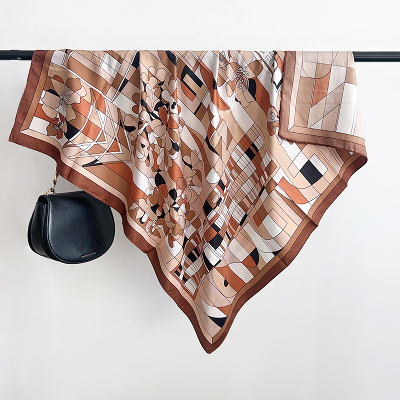 ผ้าพันคอไหมทวิลล์ลายสก๊อตแบบให - Silk Scarf Square บทวิจารณ์และราคา